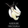 Aubergine mini dourga blanche